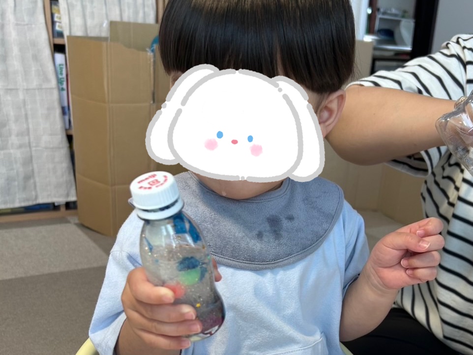 センサリーボトル🧂＆ダンボールキャタピラ📦