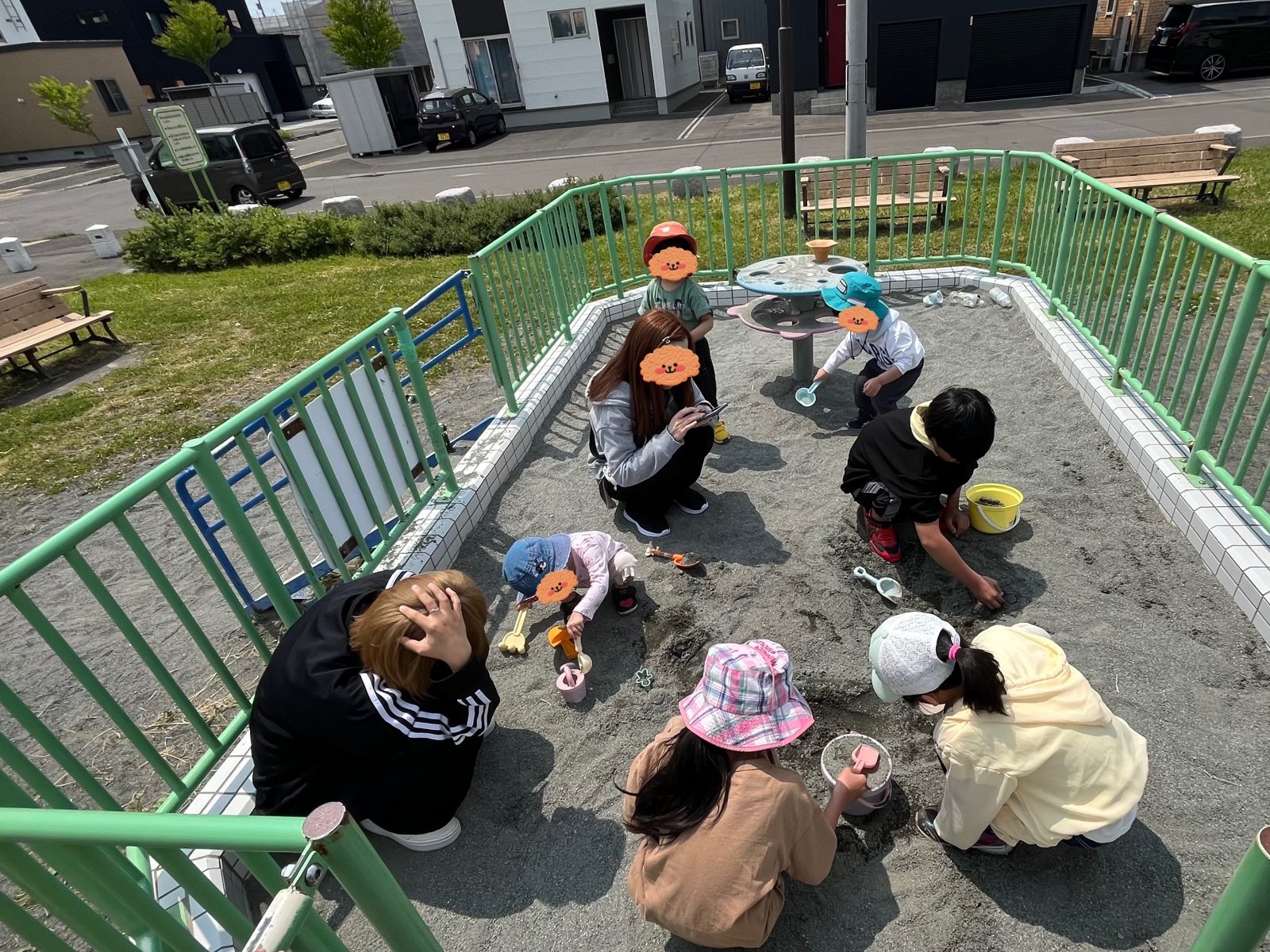 公園🛝＆キラキラスティック✨