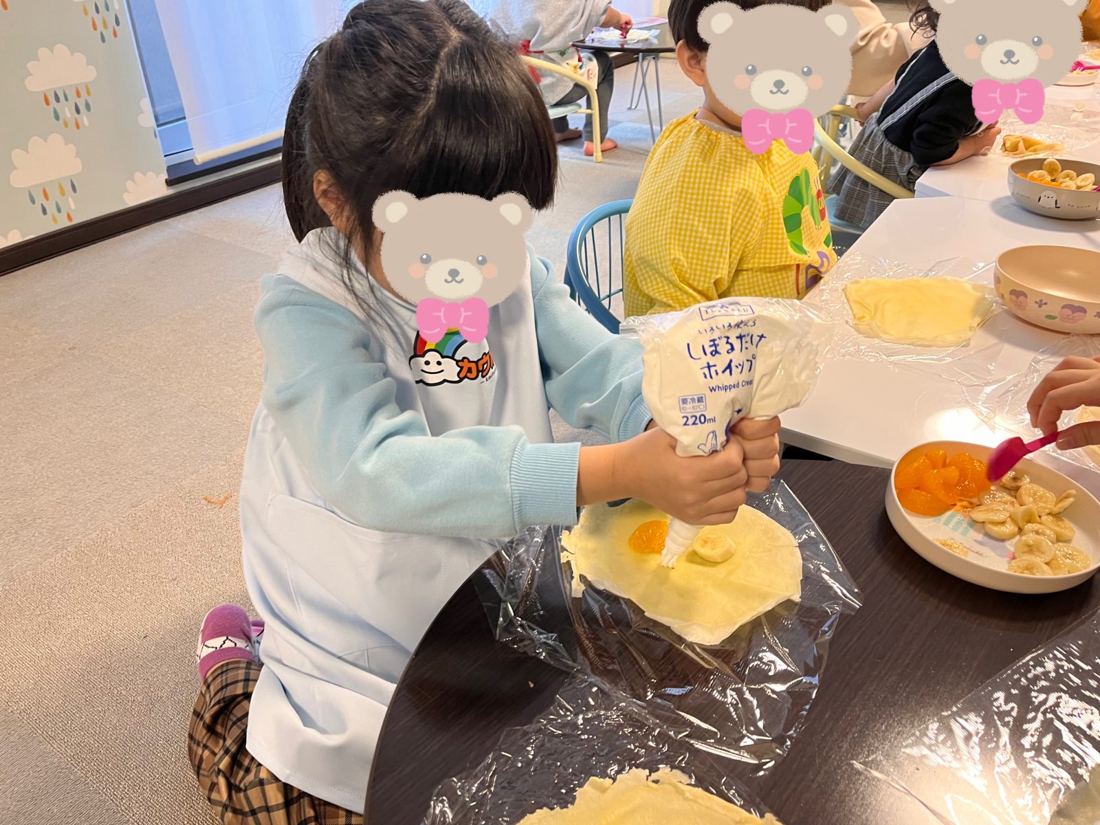 クレープ作り🍌