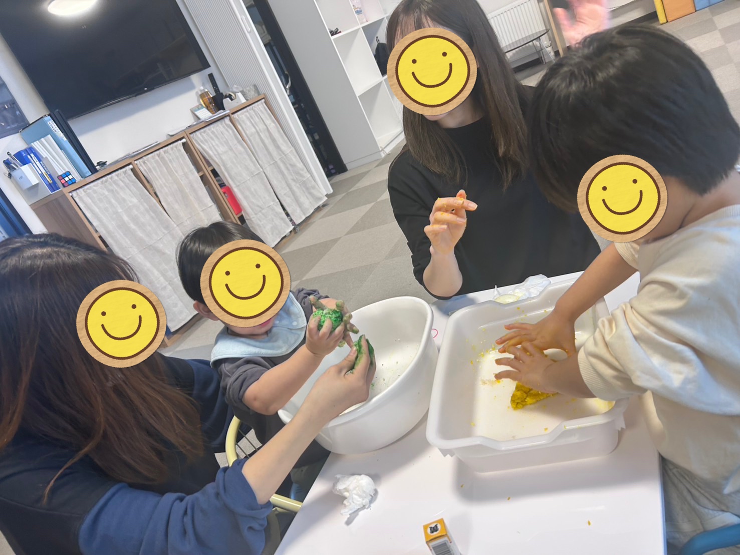 パン粉粘土・運動活動🌈