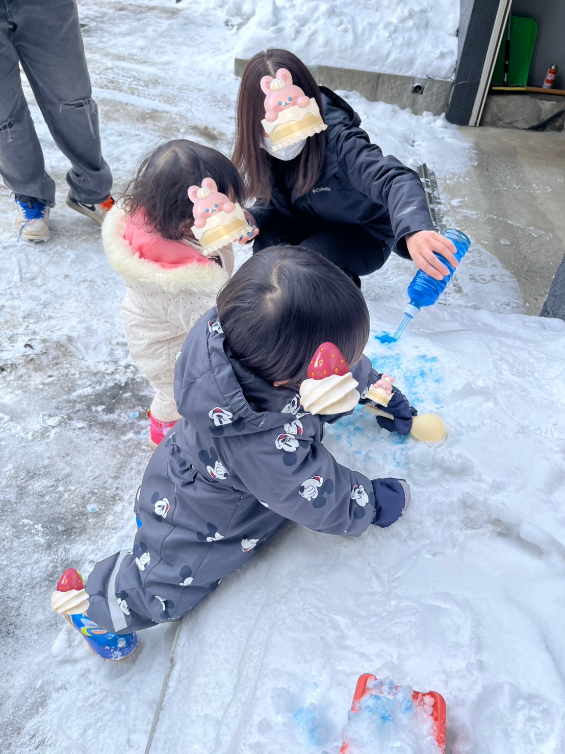 雪遊び＆ビー玉転がし製作✨