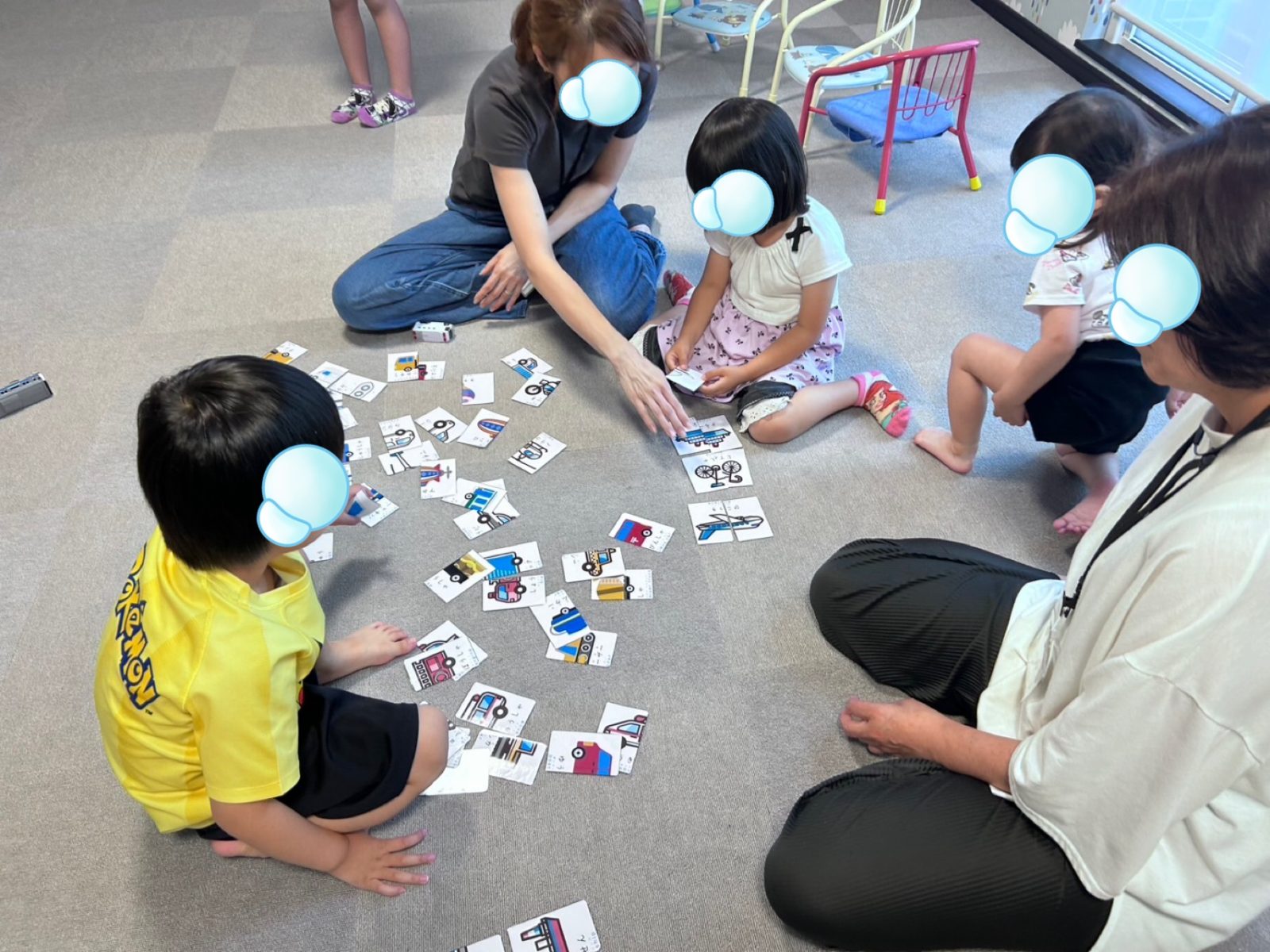 公園&折り紙・絵合わせ