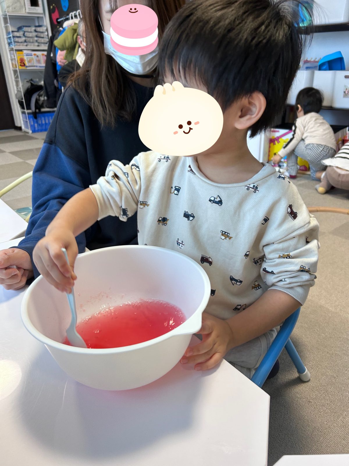 ゼリー作り&じゃんけん列車