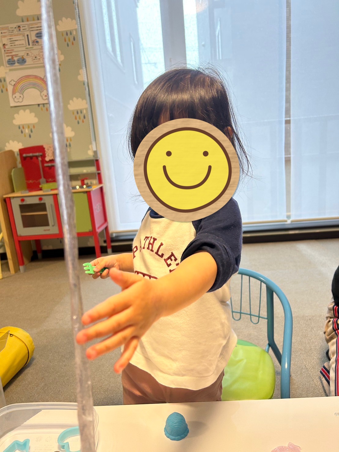 今日は場所を変えてみました🐻