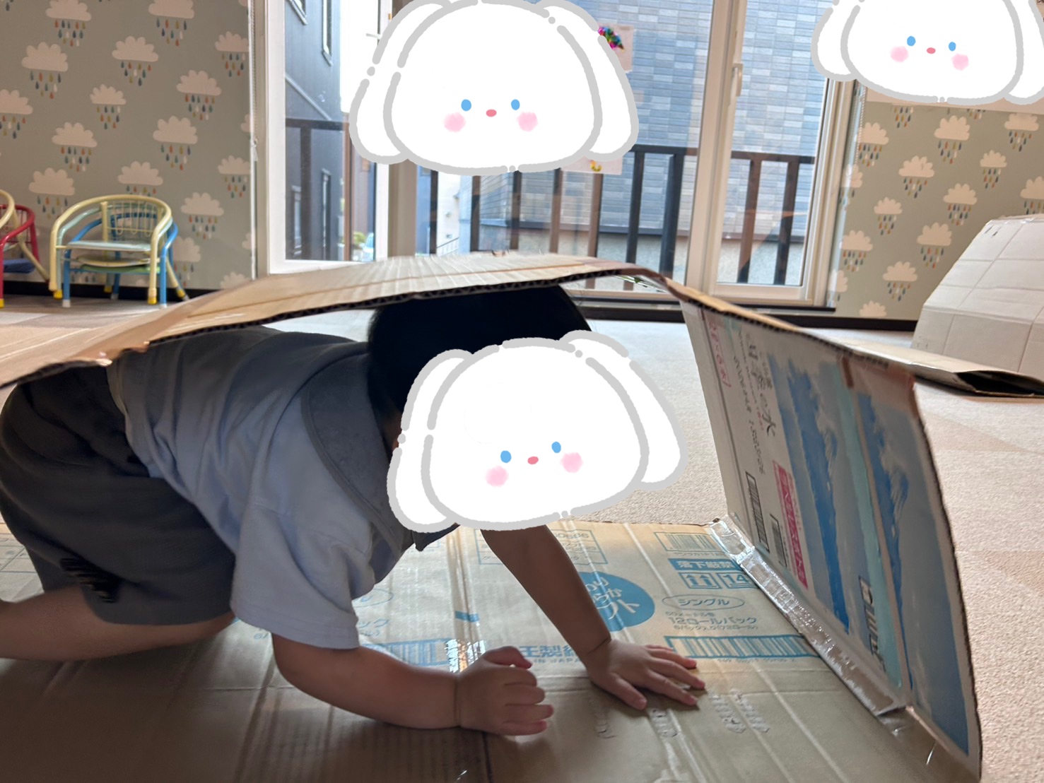 センサリーボトル🧂＆ダンボールキャタピラ📦
