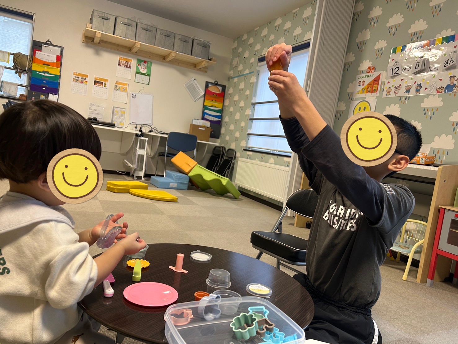 今日は場所を変えてみました🐻