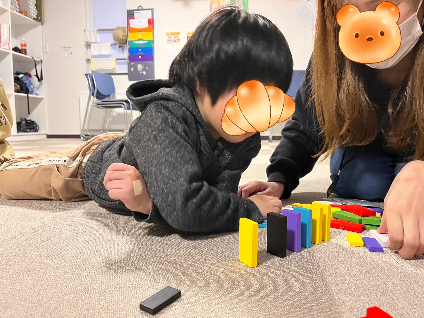 菊水元町児童館＆ドミノに挑戦！