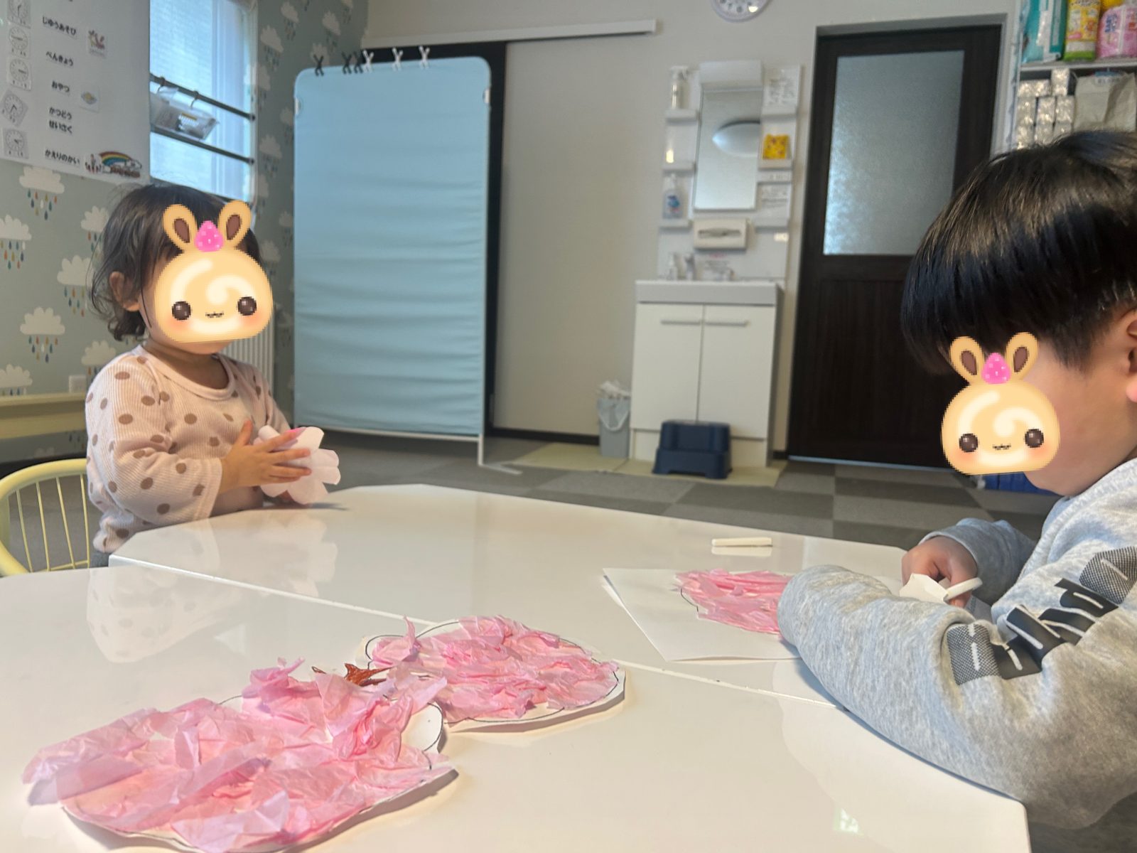 今日は室内で過ごしましたよ🎈