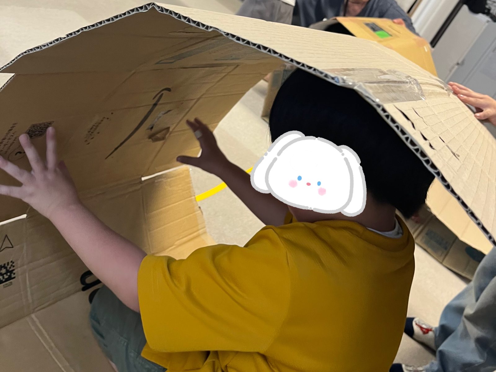 センサリーボトル🧂＆ダンボールキャタピラ📦