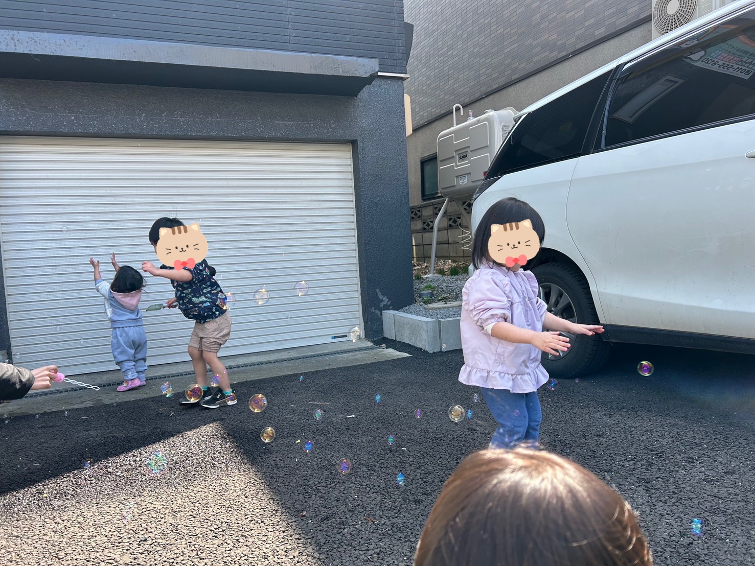 せっけんあそび＆ボール運びリレー✨