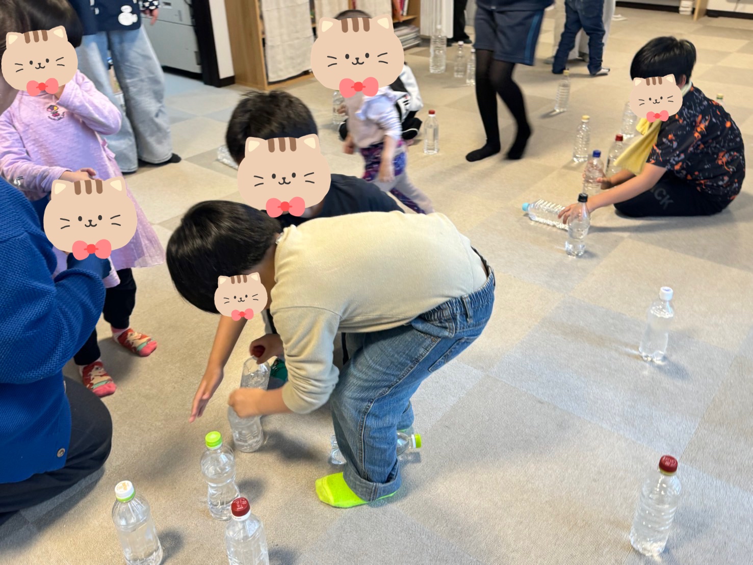 児童館&ペッボトルゲーム✨