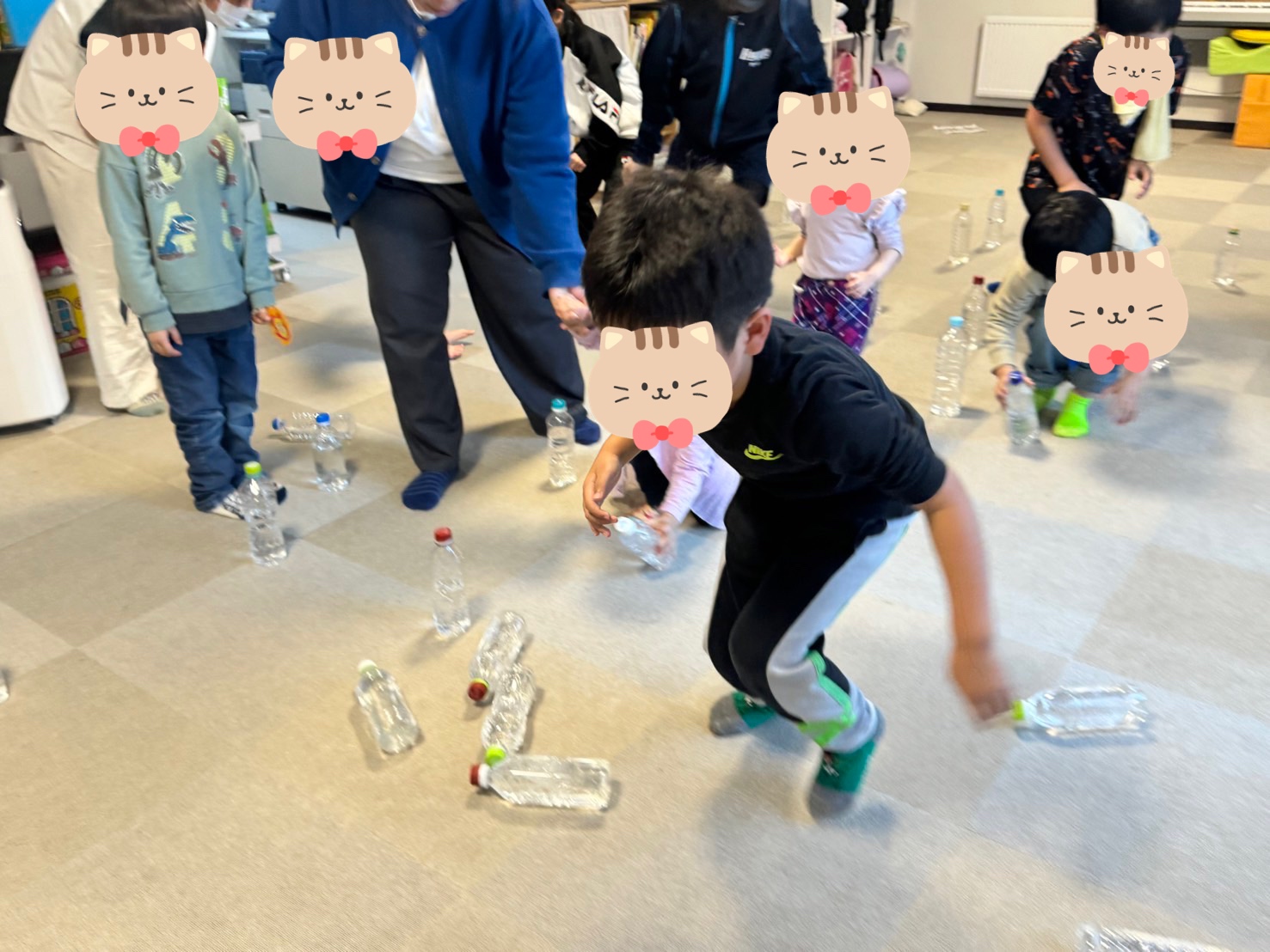 児童館&ペッボトルゲーム✨
