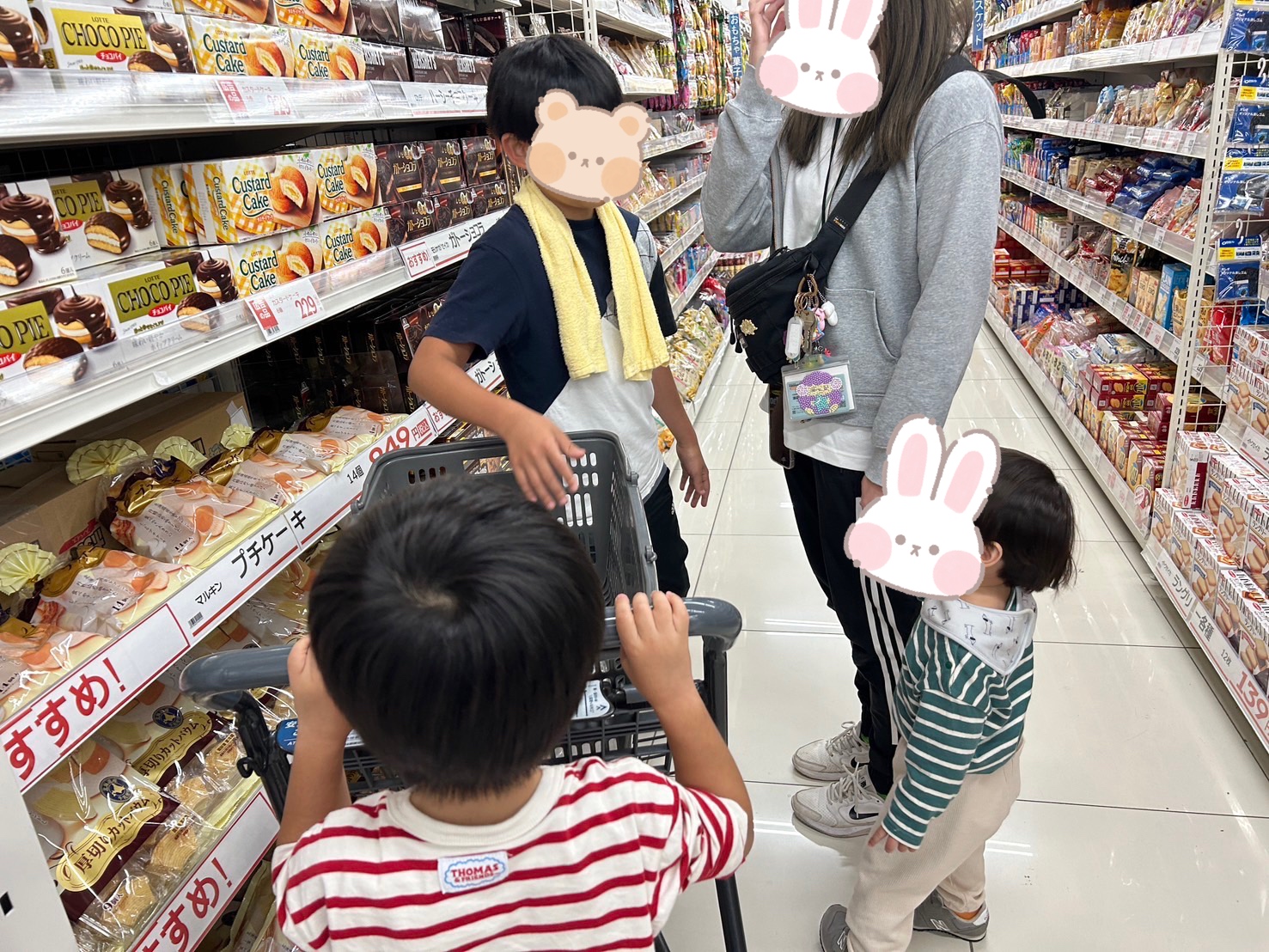 明日のおやつ買い出し🍨&コロコロドッチボール✨