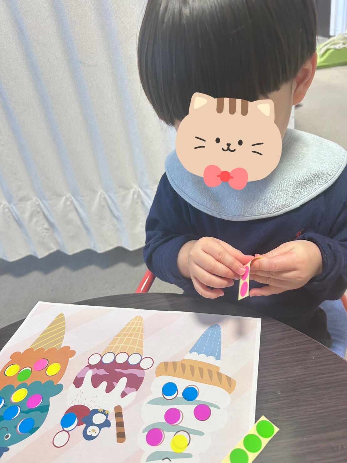 袋でボール＆鳴き声当てゲーム