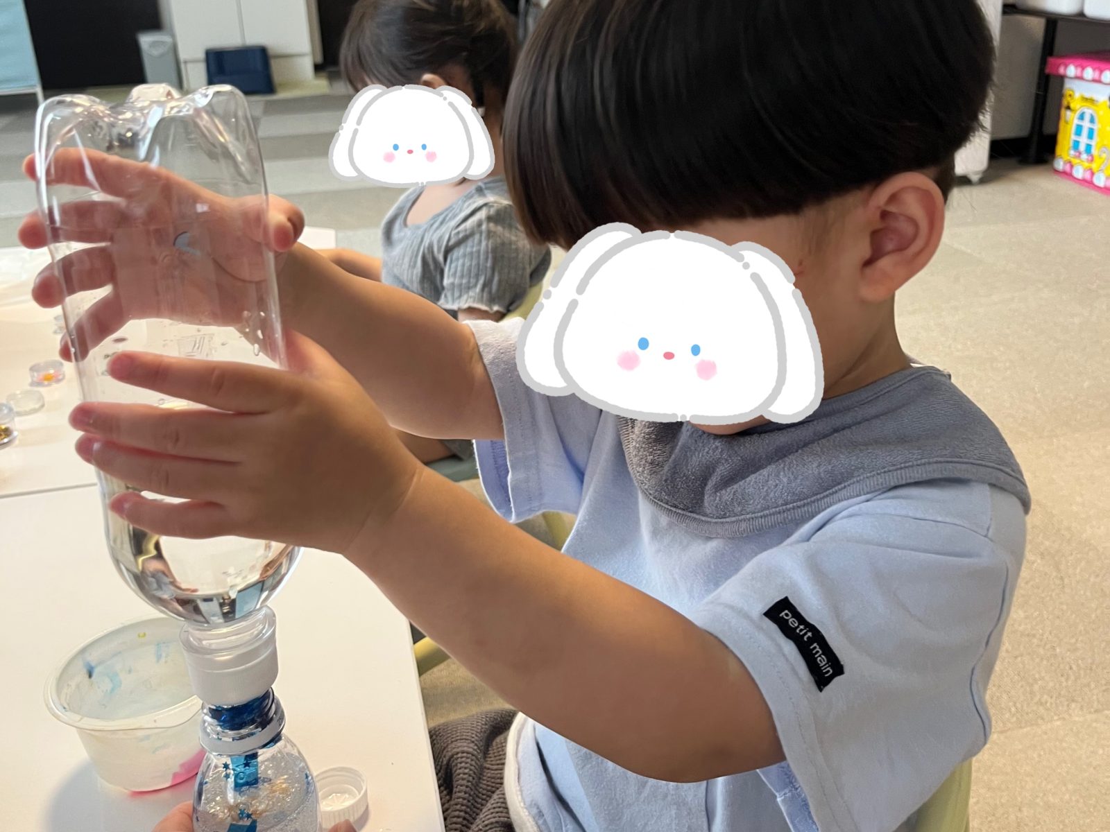 センサリーボトル🧂＆ダンボールキャタピラ📦