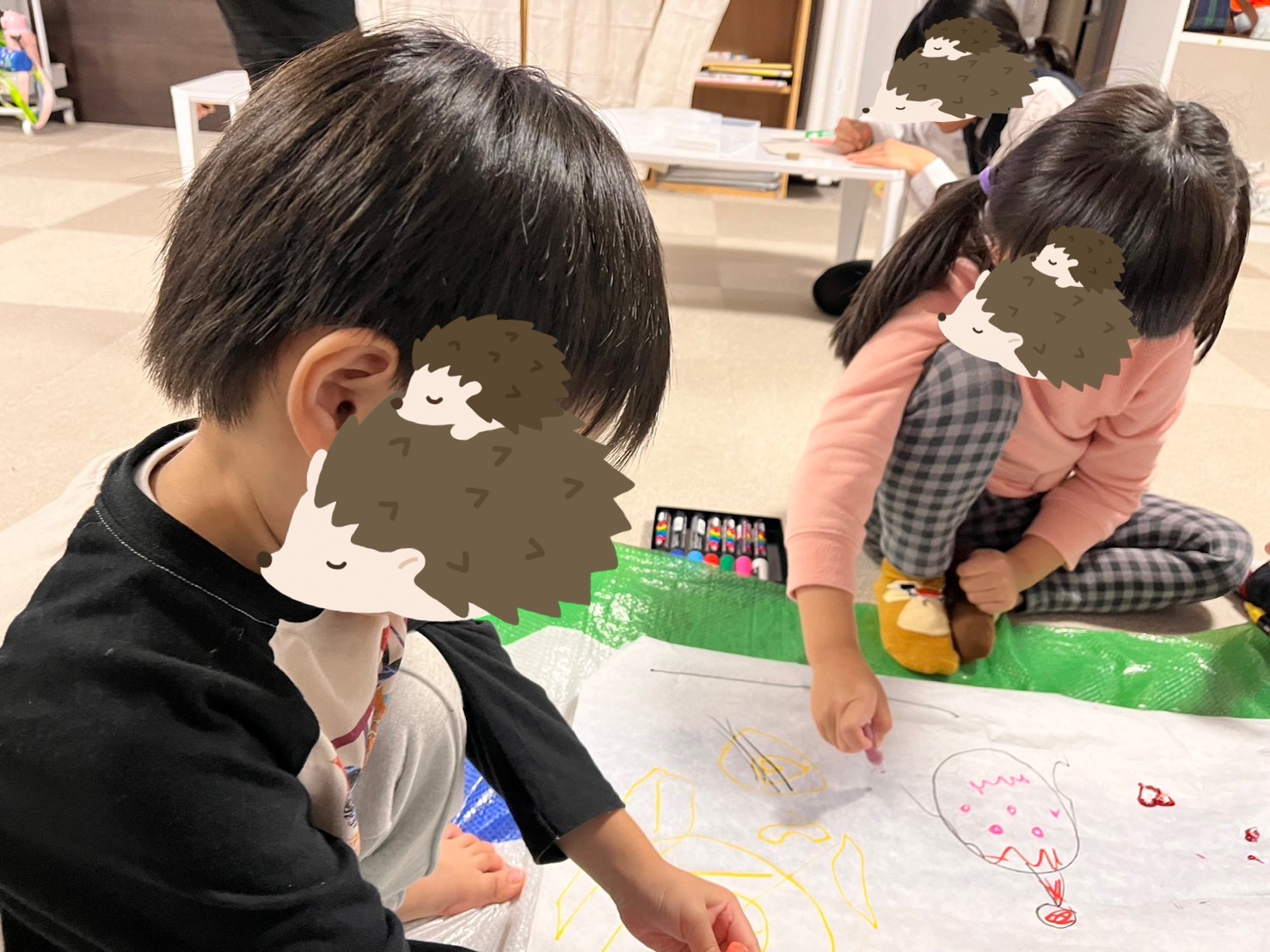 グループ分け活動&クリスマス装飾