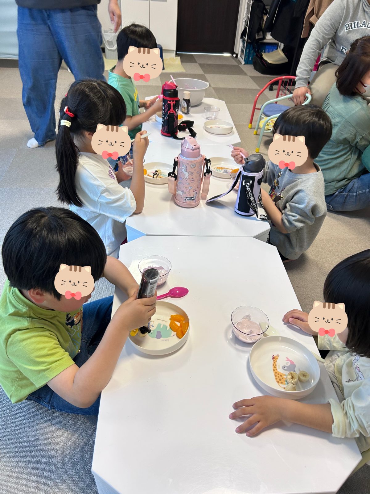 運動&フルーチェ作り🍓