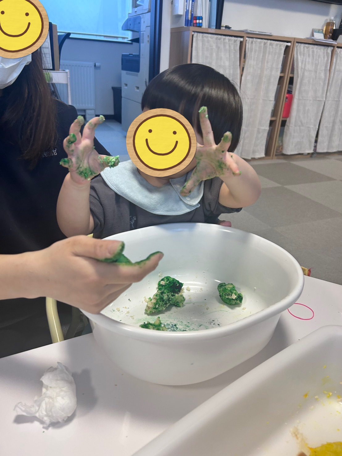パン粉粘土・運動活動🌈