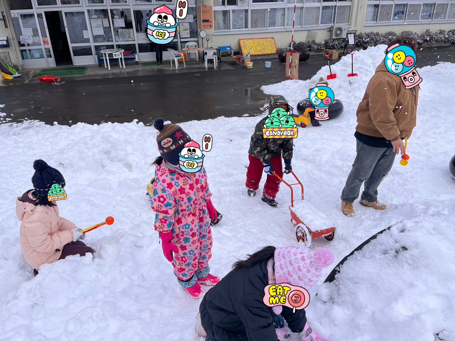 Coミドリ&感触遊び🍜