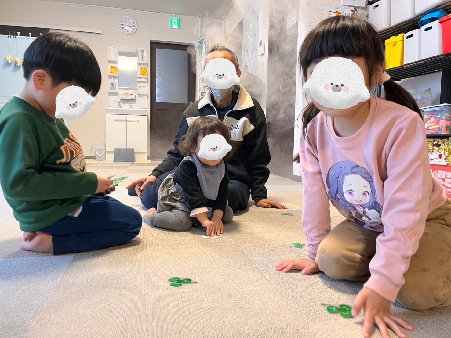 元町児童館&四つ葉探し🍀