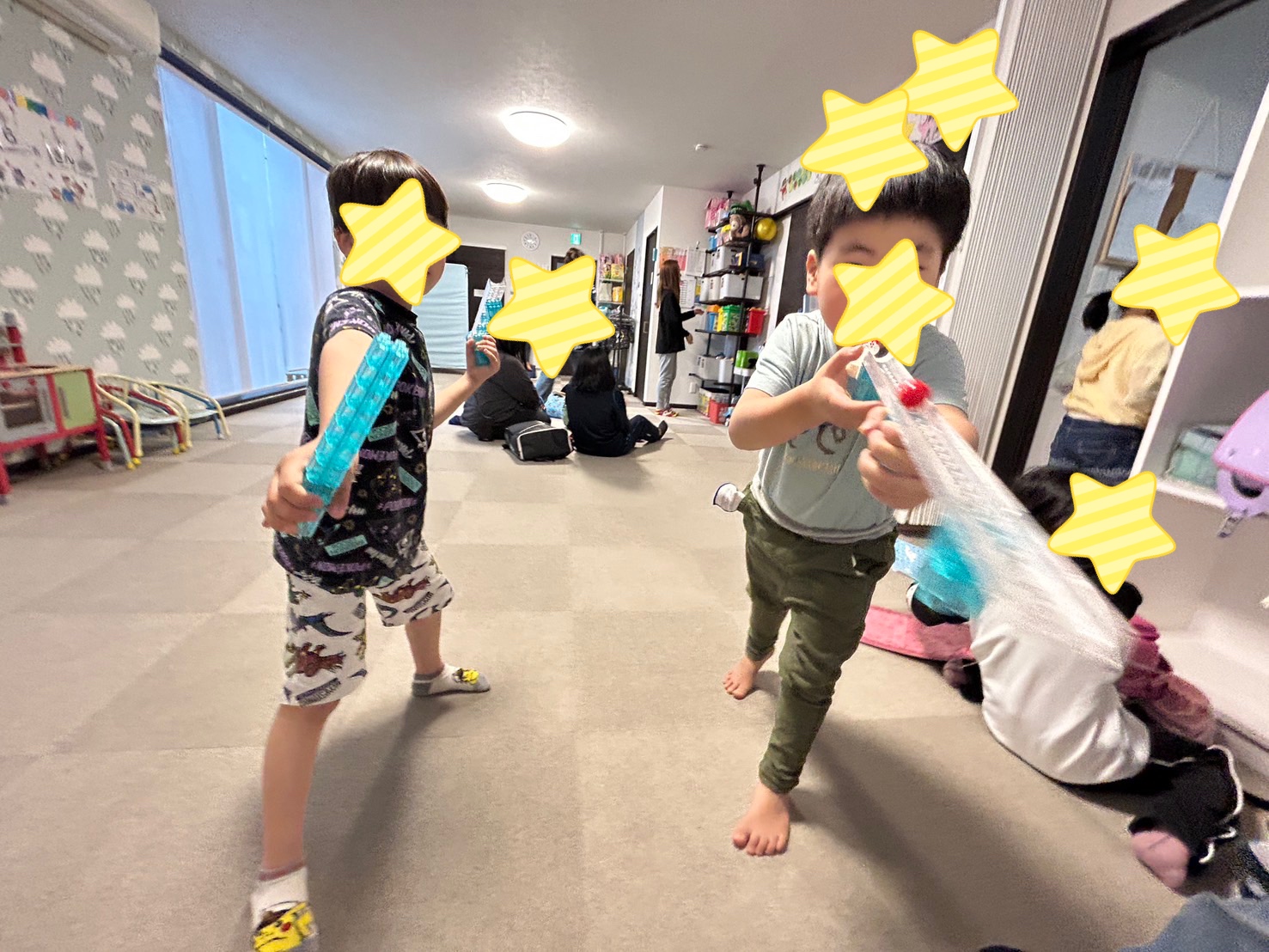 お買い物&運動遊び✨