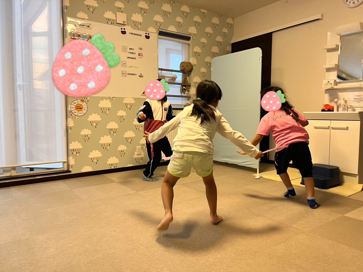 きたかぜ広場公園&尻尾取りゲーム