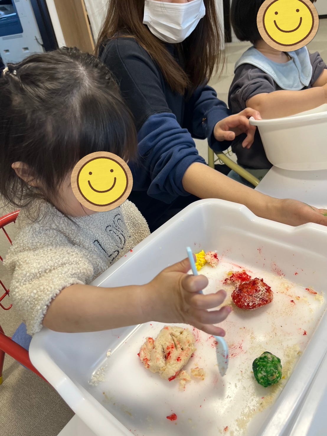 パン粉粘土・運動活動🌈