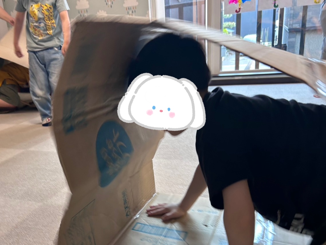 センサリーボトル🧂＆ダンボールキャタピラ📦