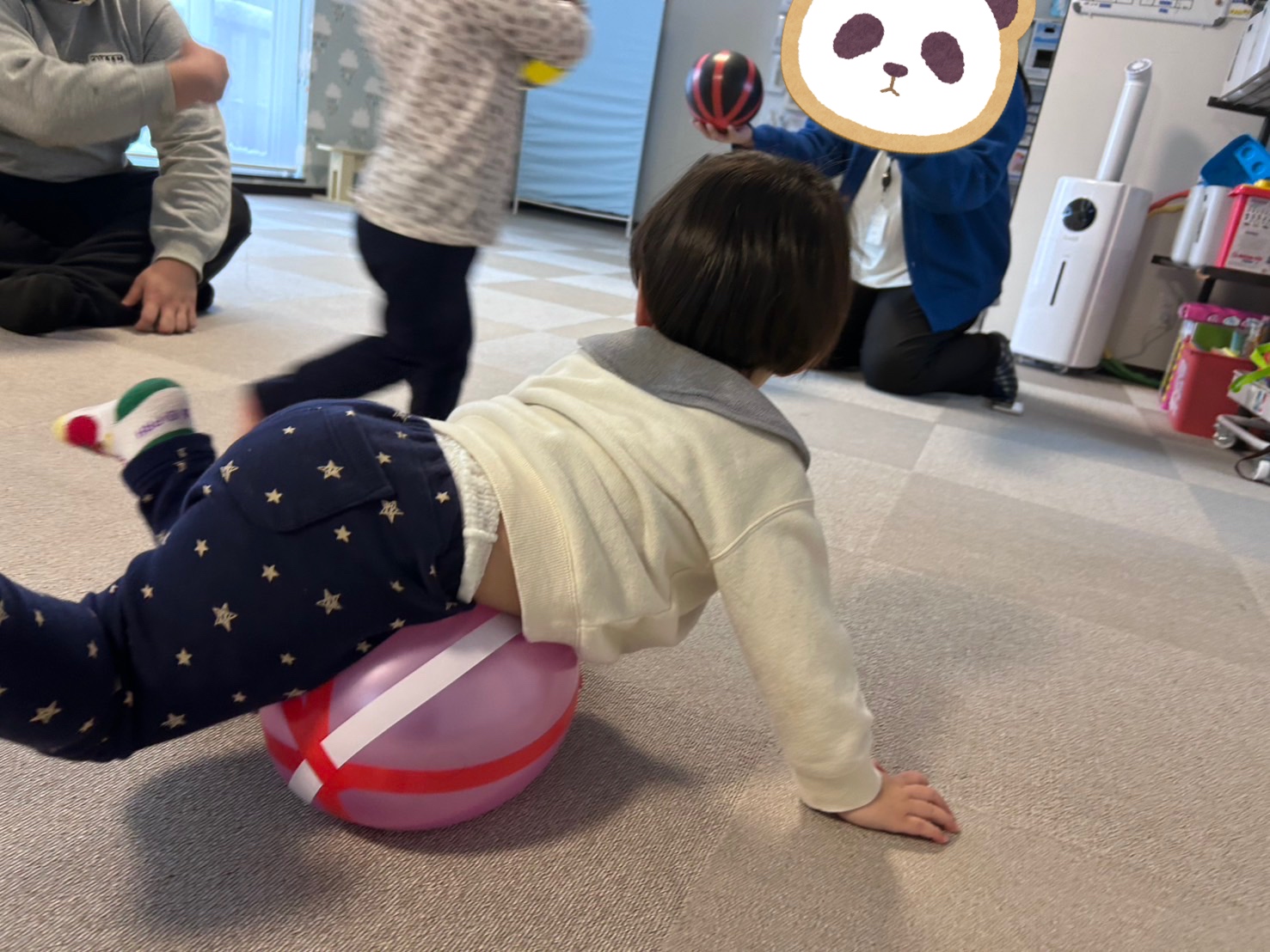 風船・スタンプあそび🎈