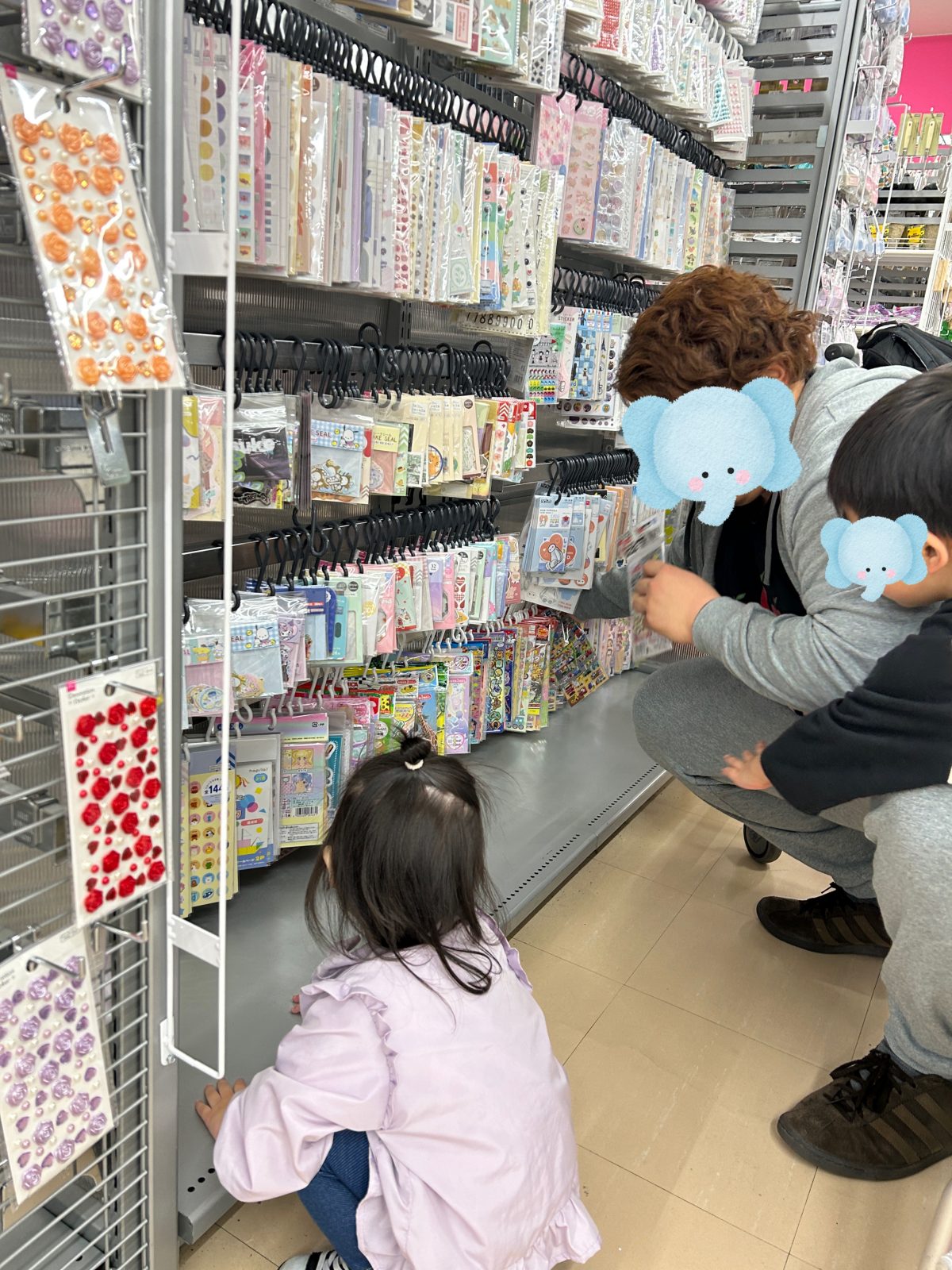 お買い物&戸外活動