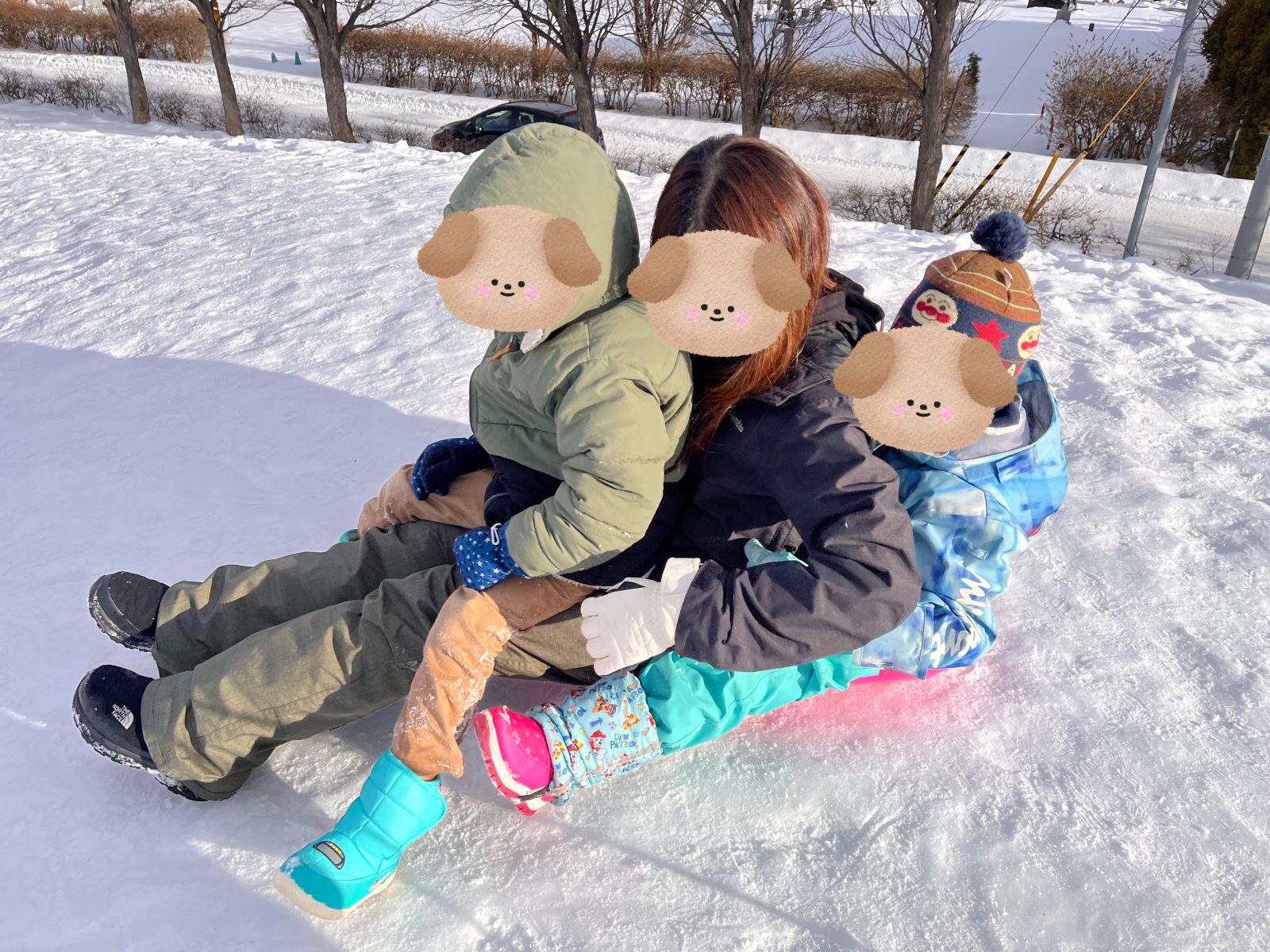 雪遊び⛄