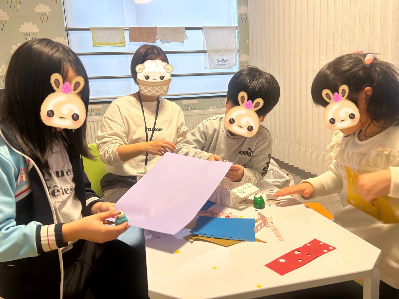 今日は室内で過ごしましたよ🎈