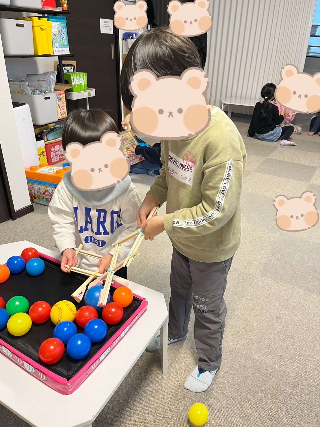 今日は室内で元気に活動しましたよ♬
