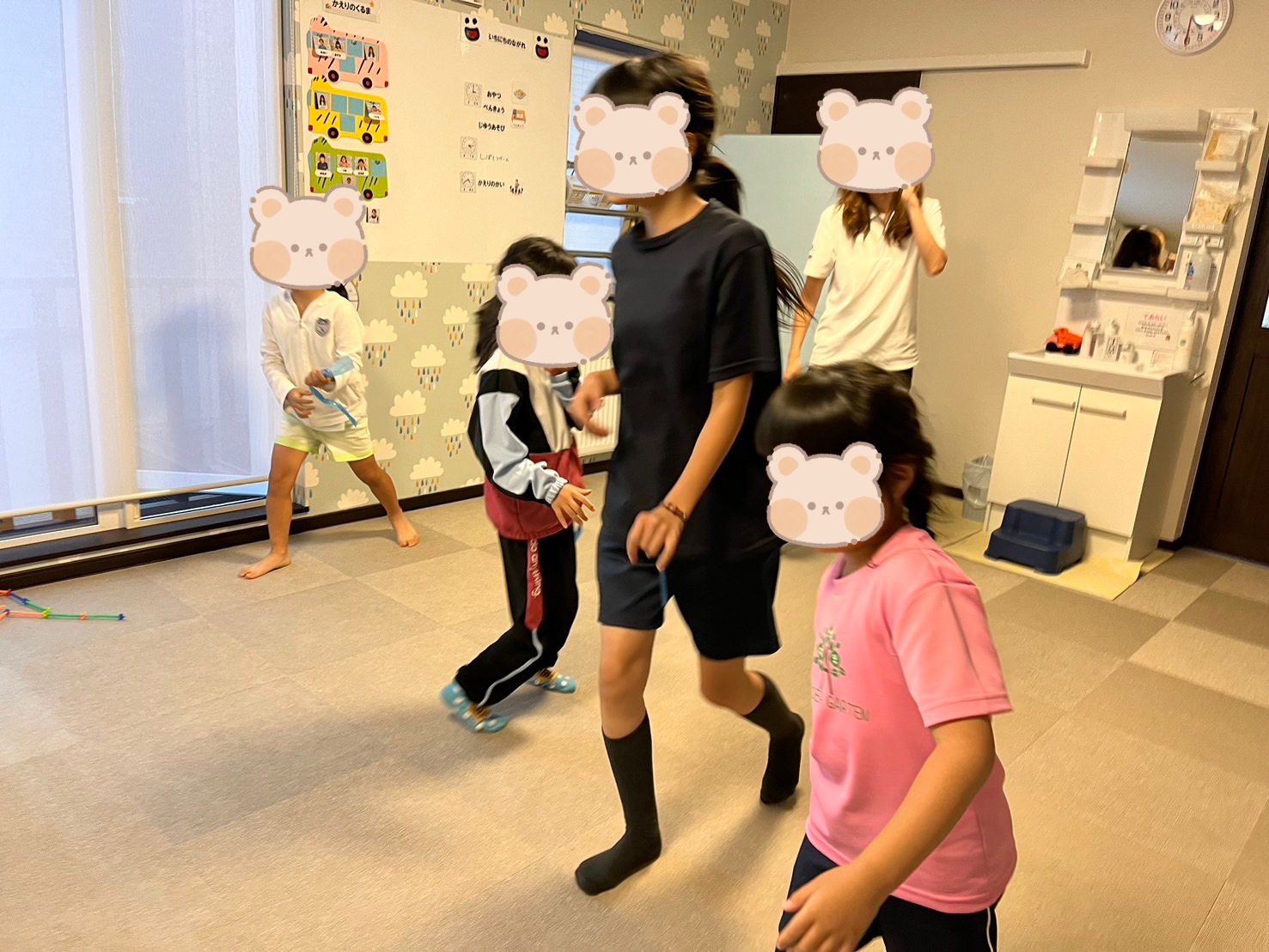 きたかぜ広場公園&尻尾取りゲーム