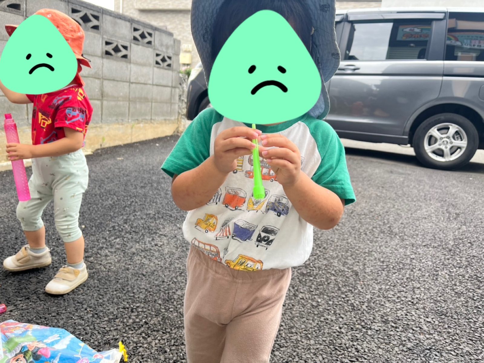 外遊び＆布の中身はな～んだ！